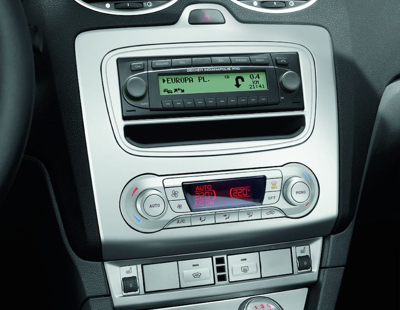 Originale Ford Focus/Kuga Alloggiamento per sistemi audio DIN Grigio Asfalto