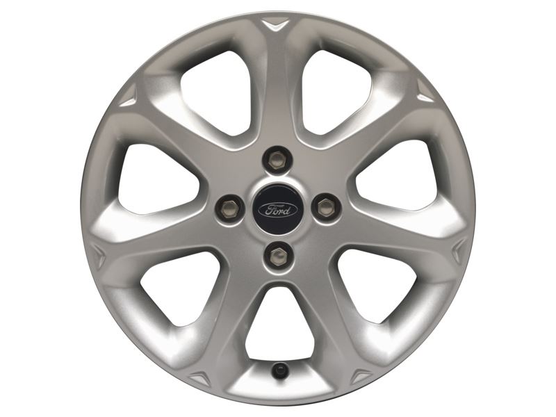 Originale Ford Fiesta 09/2008-10/2012 Cerchi in lega 16" a 7 razze,Silver