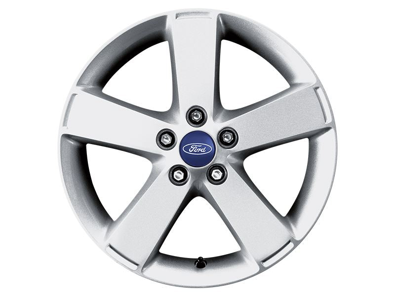 Originale Ford Galaxy/S-MAX Cerchi in lega 17" a 5 razze,Silver Machined front