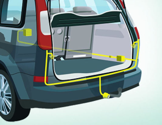 Fiesta Kit collegamenti elettrici per gancio traino connettore a 7 pin
